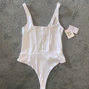 Open edit corset style bodysuit
